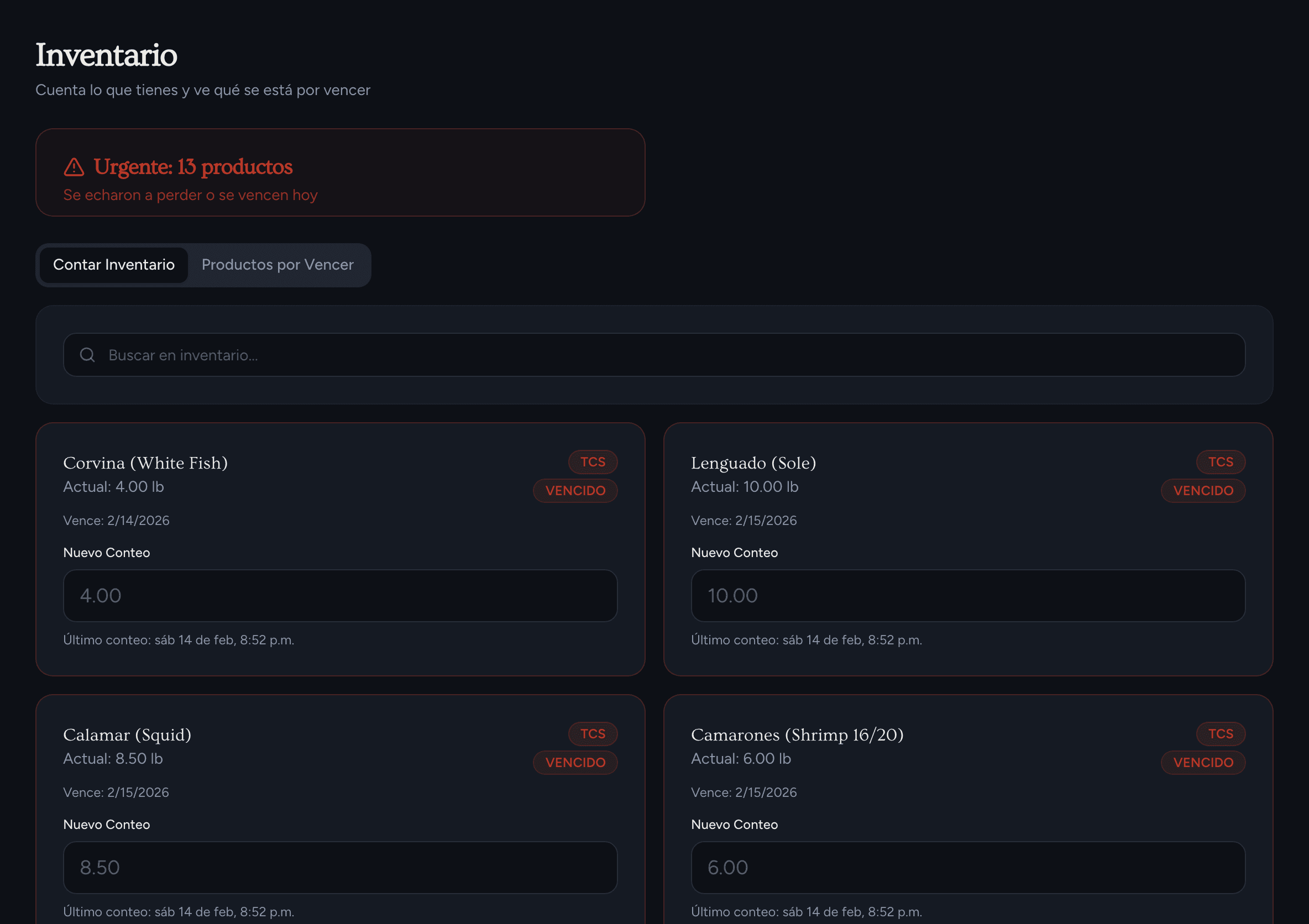 86MISE inventory view